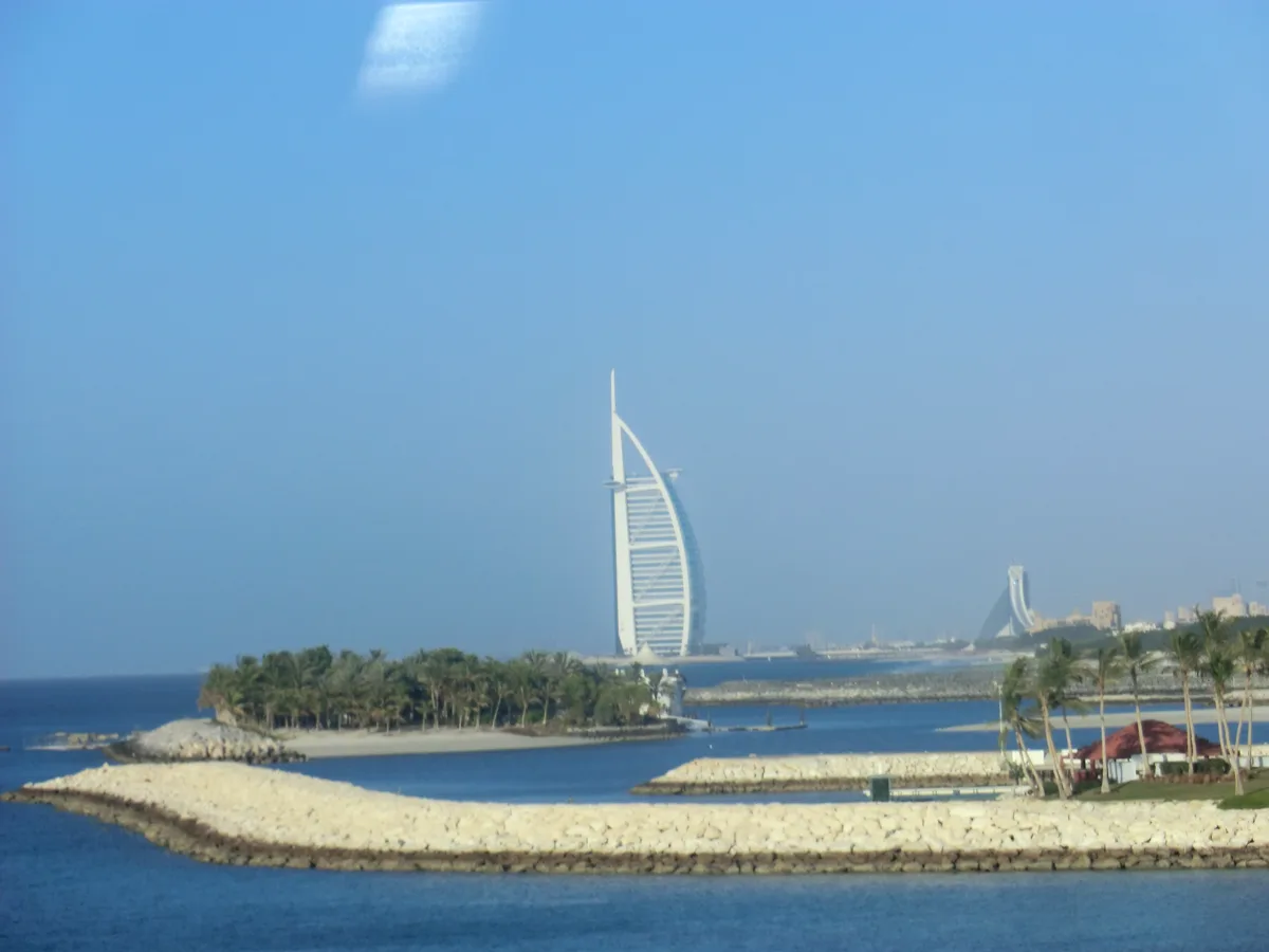 Burj Al Arab an Dubais Küste